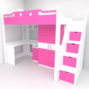CAMAROTE-MULTIFUNCIONAL-ROSA.webp Camarote Multifuncional SHM-CA-162 — Shovamuebles