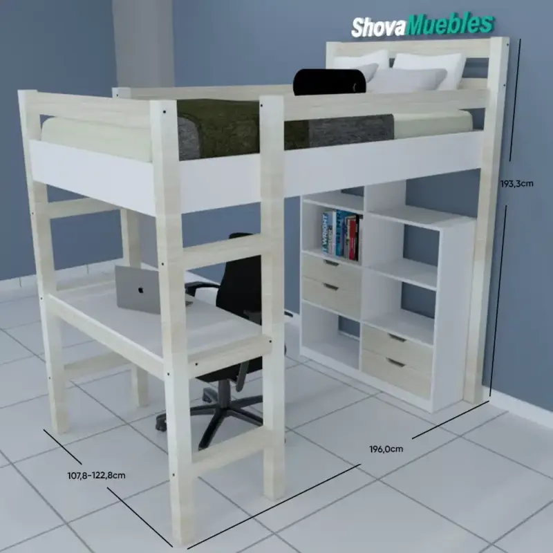 Camarote con escritorio