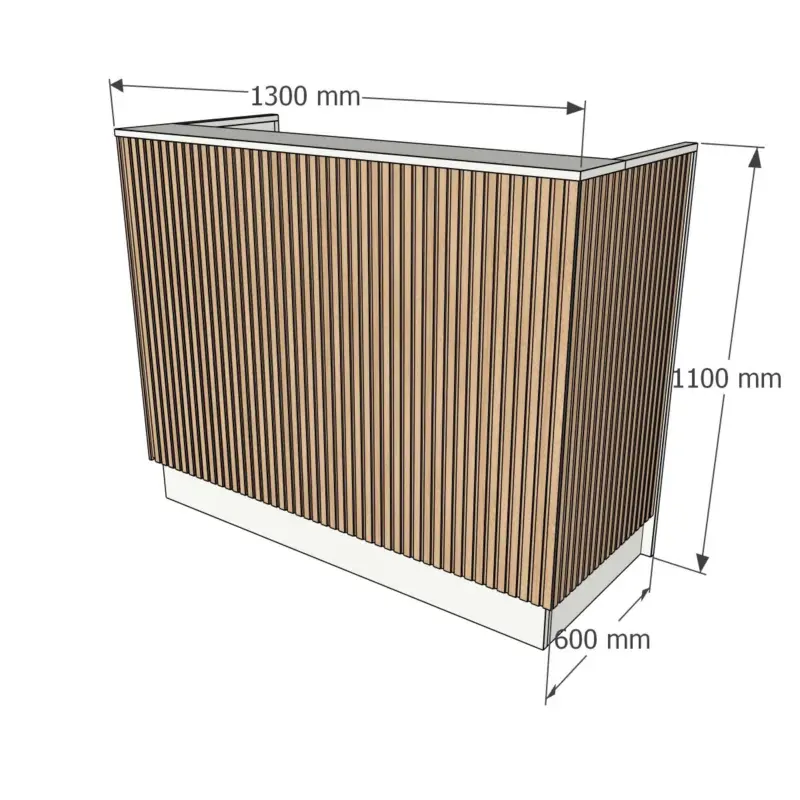 Recepcion con wall panel — vista 3