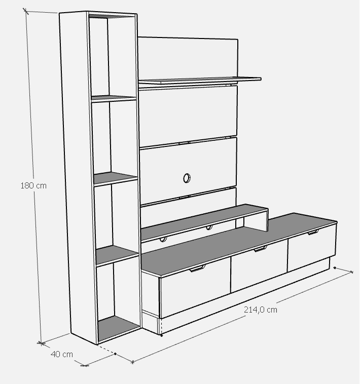Mueble Rack de Tv