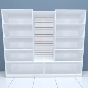Estante para Negocio con Panel Ranurado