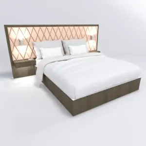 Cama con Respaldo