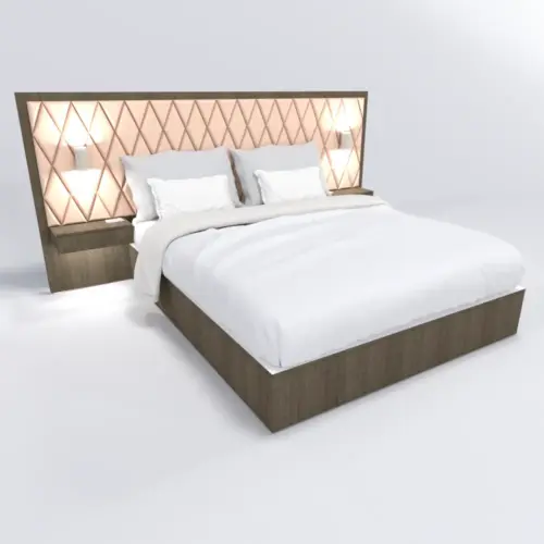 Cama con Respaldo