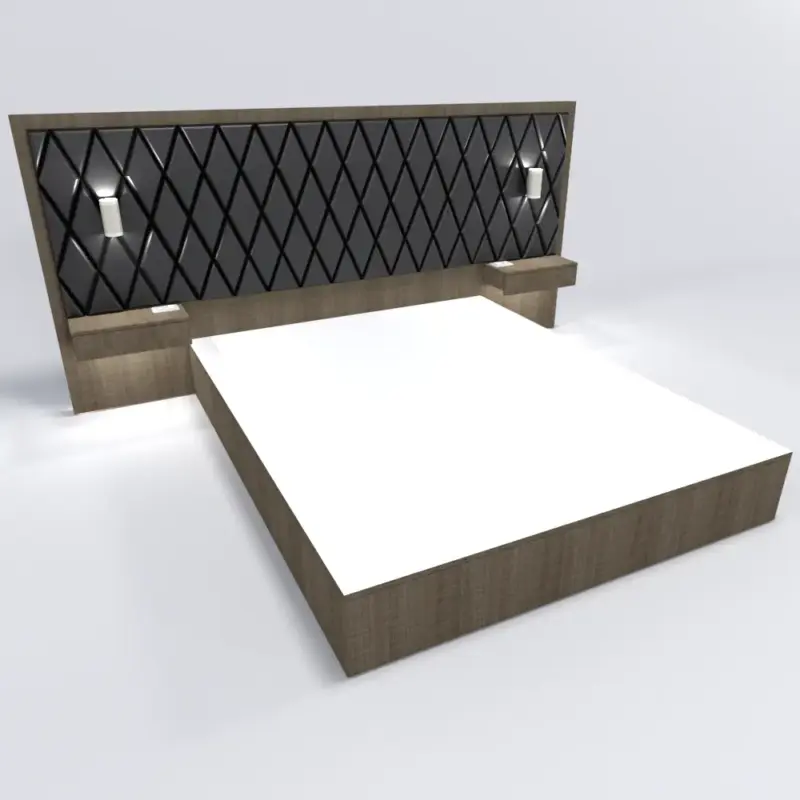 Cama con Respaldo