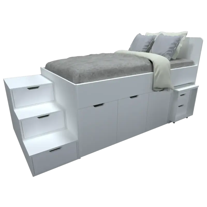 Cama Con Cajones