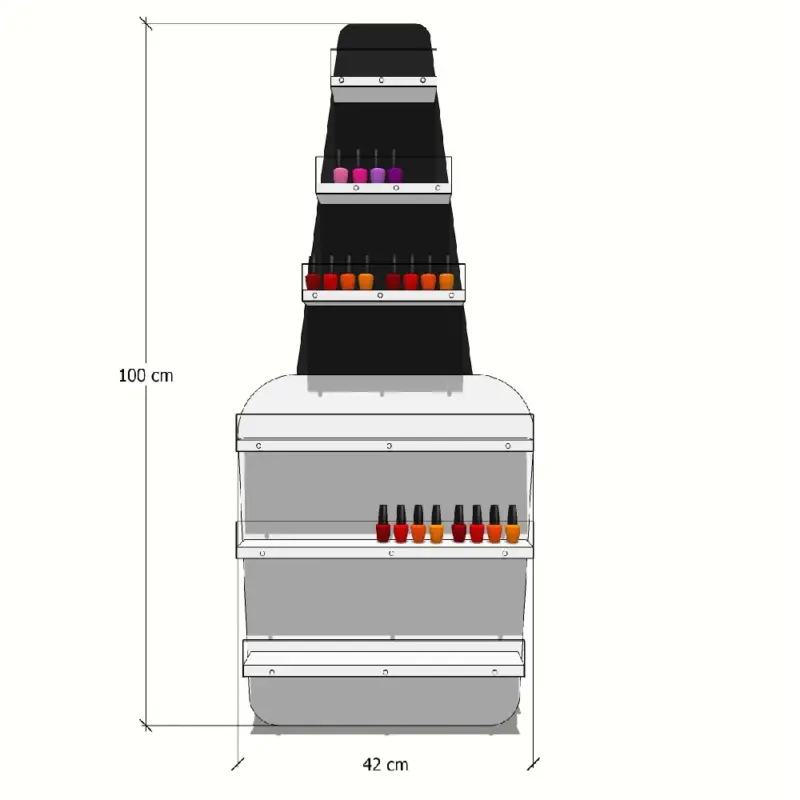 Repisa de esmaltes