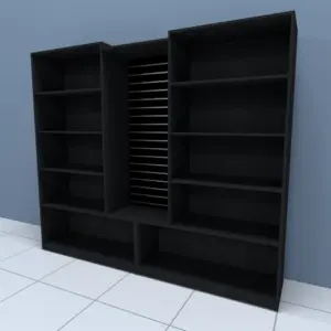 Estante para Negocio con Panel Ranurado