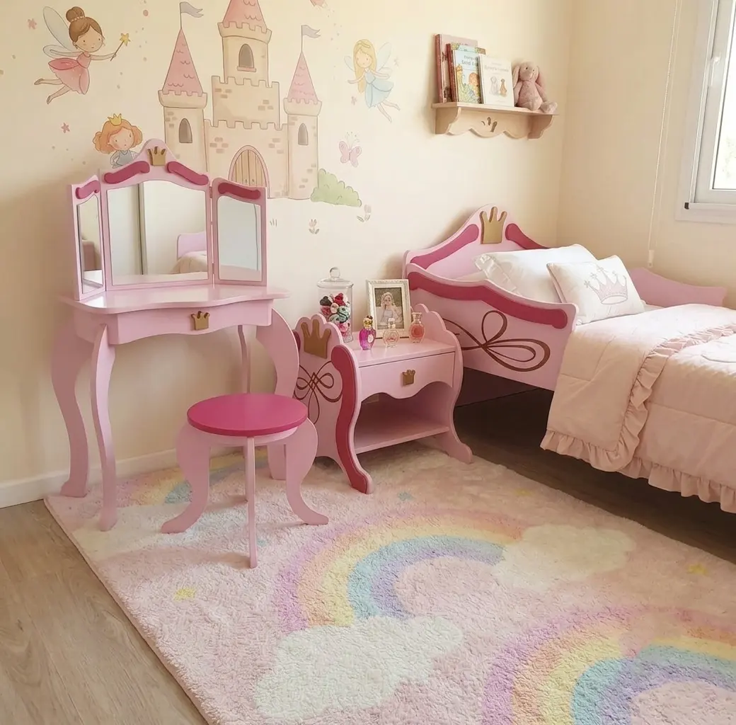 Dormitorio infantil equipado con muebles para el hogar