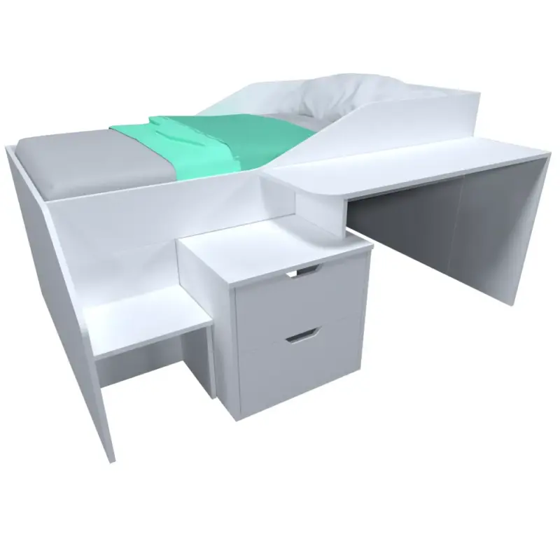 Cama Con Escritorio