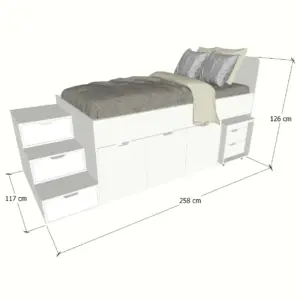 Cama Con Cajones