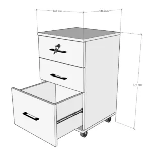 Cajonera 77x46x44