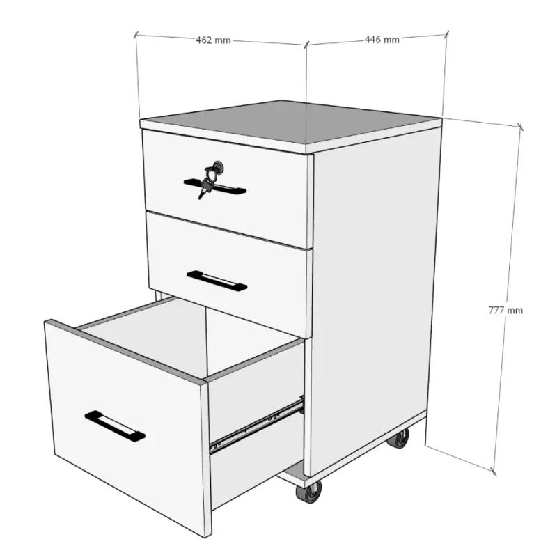 Cajonera 77x46x44