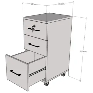 Cajonera 77x35x44