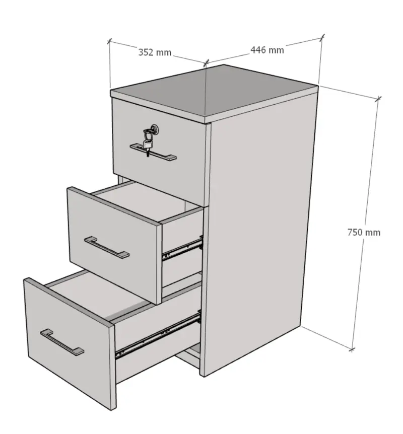 Cajonera75x35x44
