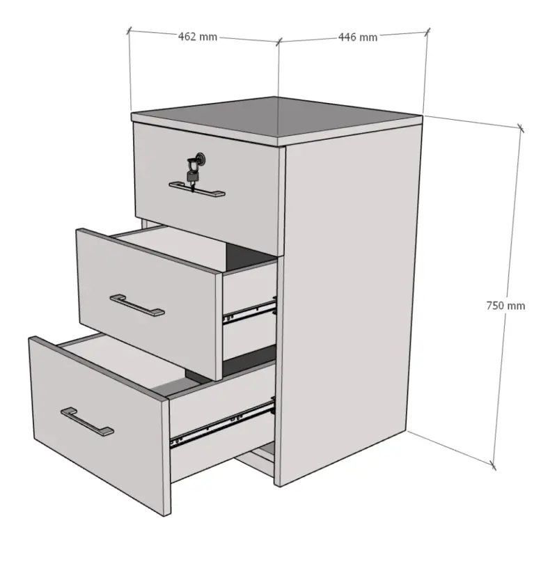 Cajonera 75x46x44