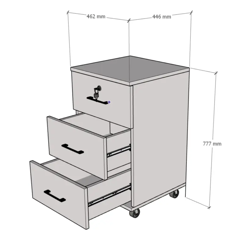 Cajonera 77x46x44
