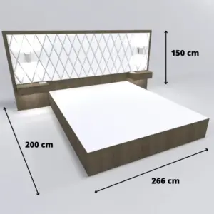 Cama con Respaldo