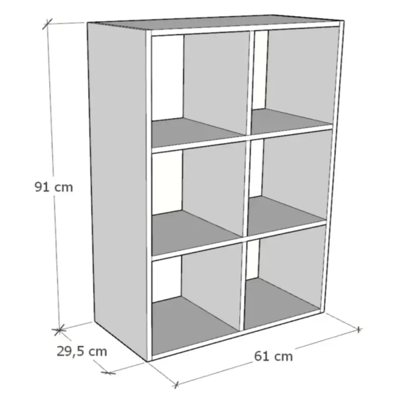 medidas-cubo.webp Mueble Organizador 6 cubos — vista 3