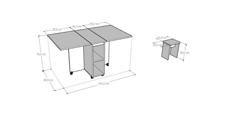 Mesa Plegable — vista 6
