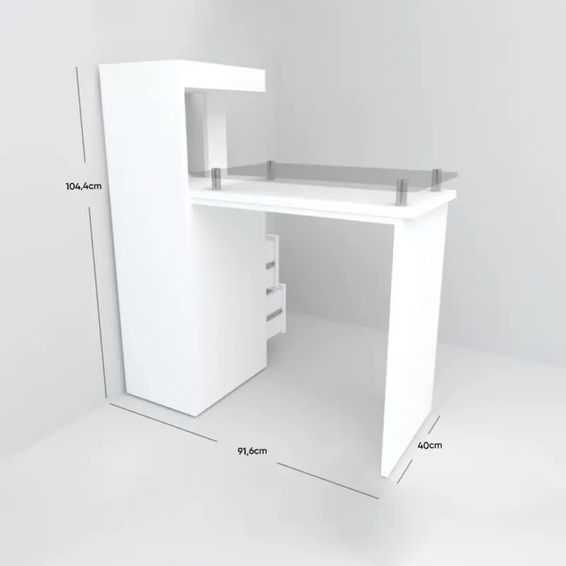 Mesa Manicure Vidrio