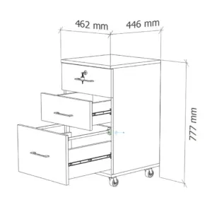 Cajonera 77x46x44