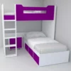 CAMA CAMAROTE FUNCIONAL VIOLETA