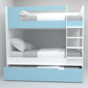 CAMAROTE CAMA NIDO CELESTE
