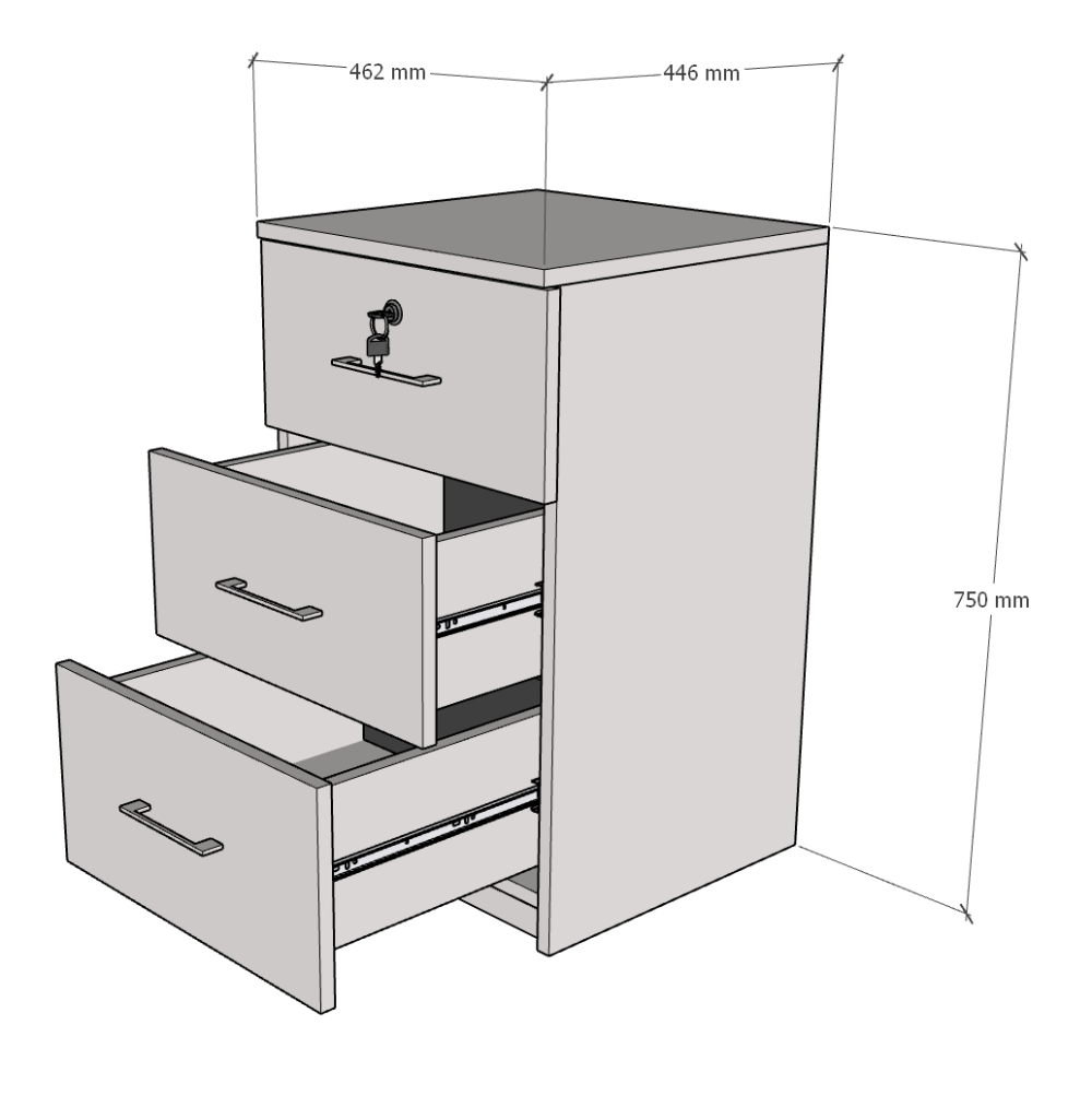 Cajonera 75x46x44 - Imagen 4