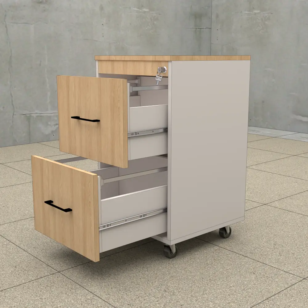 cajonera con kardex