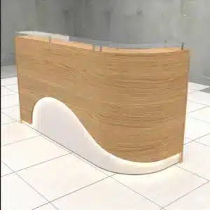 mueble curvo moderno